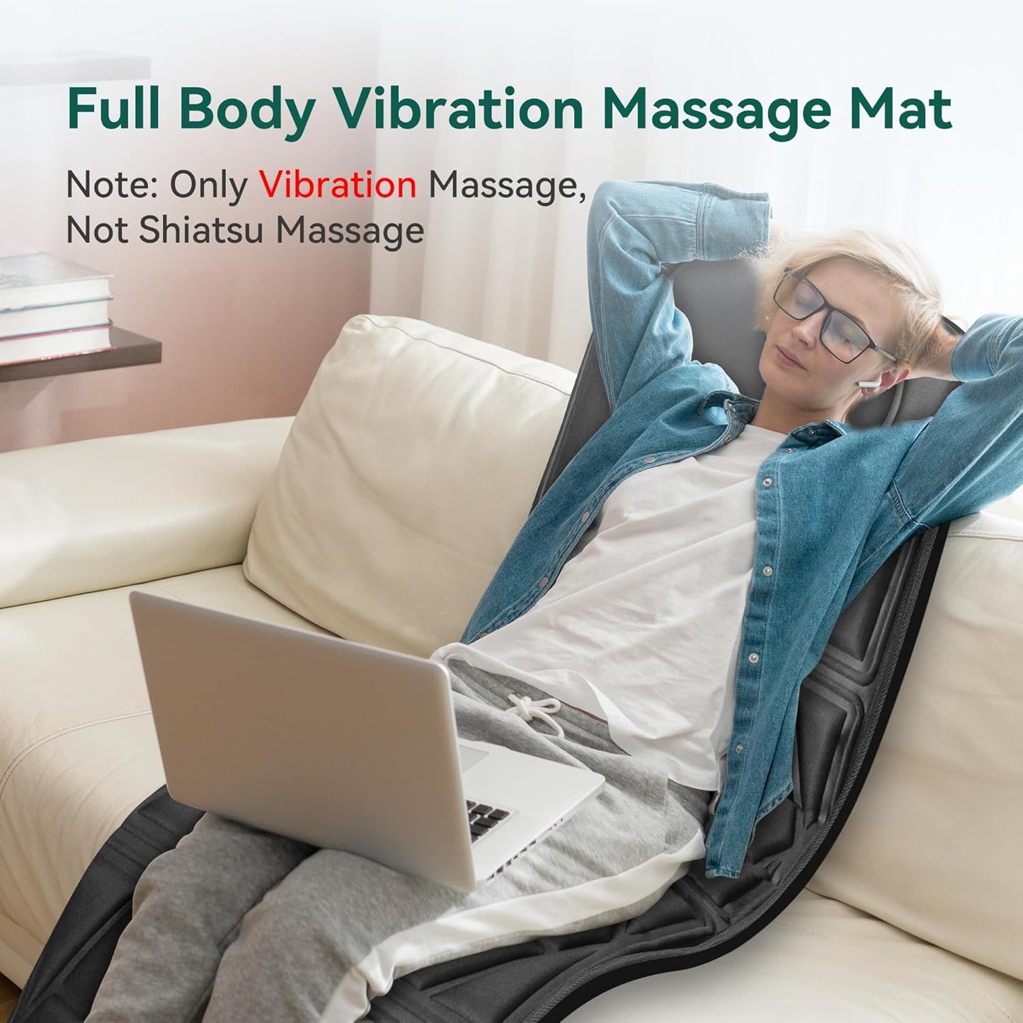 PowerRelax Vibrating Massage Mat Plus