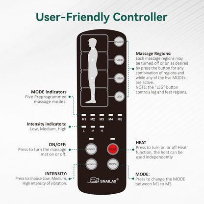 PowerRelax Vibrating Massage Mat Plus